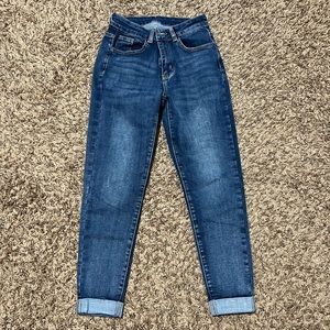 Fashionnova Blue wash skinny jeans